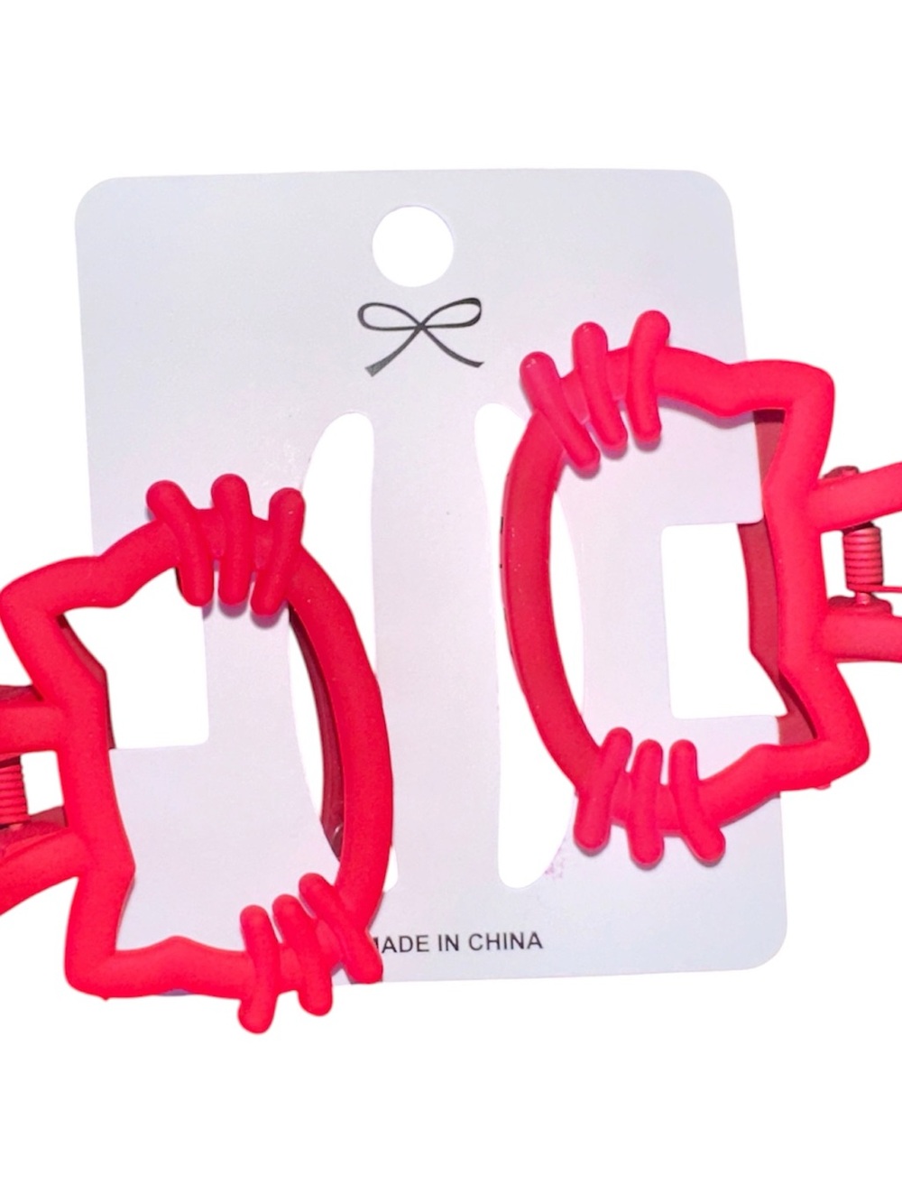 Hello Kitty Style Hair Claw Clips - Set of 2 - Picture 2 of 6